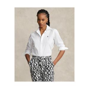 Ralph Lauren リラックスフィット ホワイトシャツ LAUREN RALPH ブラウス シャツ リラックスド フィット