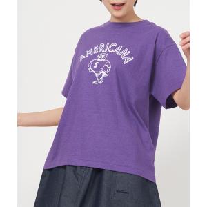 tシャツ Tシャツ レディース AMERICANA COLLABORATION TEE