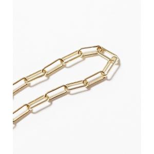 ネックレス メンズ STEEN スティーン brass chain necklace チェーンネックレス ゴールド｜zozo