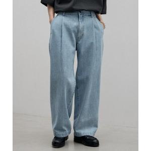 パンツ デニム ジーンズ TUCK WIDE LOOSE DENIM