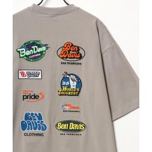 tシャツ Tシャツ BEN DAVIS/ベンデイビス BD PATCHES TEE/オーバーサイズ ワンポイント ロゴ マルチワッペン バックプリンの商品画像