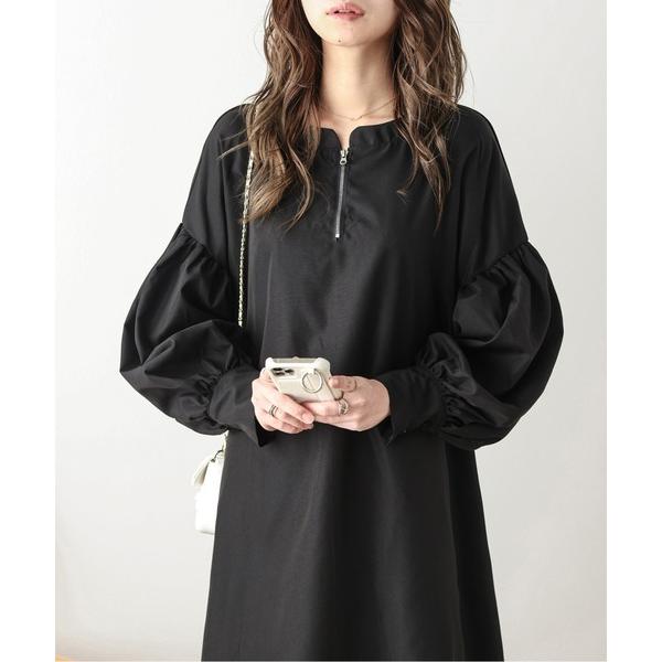 ワンピース ボリューム袖ワンピース