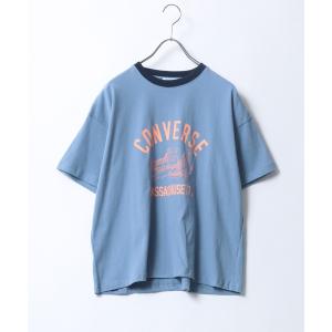 tシャツ Tシャツ CONVERSE（コンバース）カレッジロゴ ハイカットシューズプリント リンガーTシャツ｜zozo