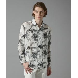 5351 POUR LES HOMMES シャツ 「25S/S」アズレージョプリント 長袖