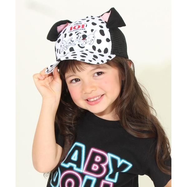 キャップ 帽子 ディズニー 101耳付 メッシュ キャップ 8139 キッズ 子供 男の子 女の子