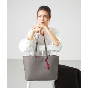 トートバッグ バイカラーA4トート レディース