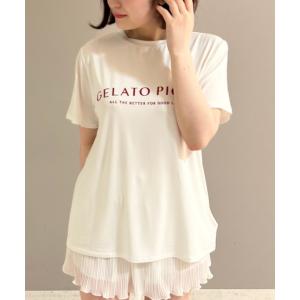 ルームウェア パジャマ ワンポイントロゴTシャツ