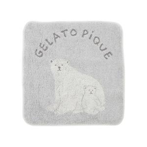 タオル ハンカチ シロクマ柄ハンドタオル