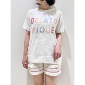 ルームウェア パジャマ スムーズィーカラフルボーダープルオーバー＆ショートパンツSET