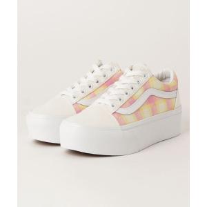 スニーカー レディース VANS ヴァンズ OLD SKOOL STACKFORM オールドスクール VN0A7Q5MGBX PASTEL PICNI｜zozo