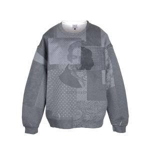 スウェット メンズ elephant TRIBAL fabrics PATCHWORK BEETHOVEN SWEAT｜zozo