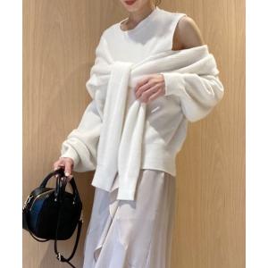 【SNIDEL】 長袖ニット FREE ホワイト WOMEN