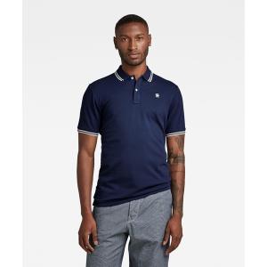 ポロシャツ メンズ DUNDA SLIM STRIPE POLO/ワンポイントポロの商品画像