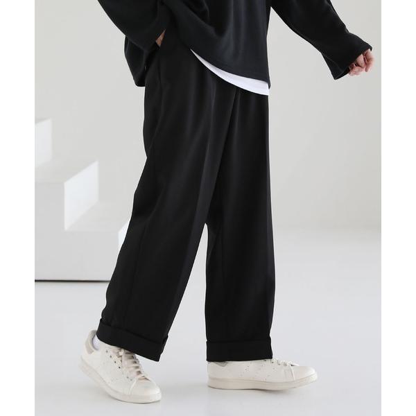 スラックス センタープレスロールアップスラックス メンズ レディース