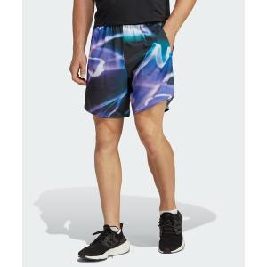 メンズ パンツ Designed for Training HEAT. RDY HIIT 総柄プリント トレーニングショーツ / ハーフパンツ / ア｜zozo