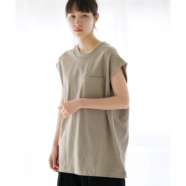 tシャツ オーバーサイズ ポケット付き フレンチスリーブ カットソー メンズ レディース