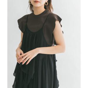 ニット フレアスリーブニット