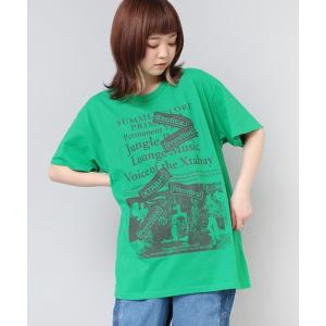 レディース tシャツ Tシャツ M2081 エクスタベイフォトプリントTEE｜zozo