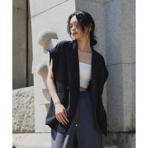 ベスト ダブルジャケットジレ