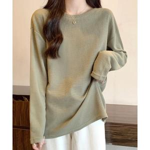 tシャツ ラウンドネックトップス レディース