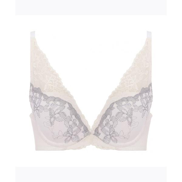 ブラジャー 夢みるブラ Deep V ネモフィラ スカイ「E，Fカップ」AMST1428 WHU2 ...