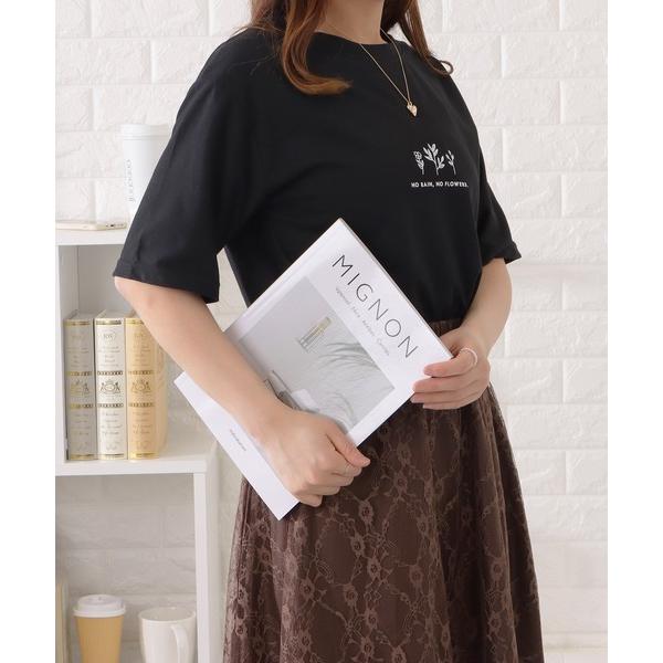 tシャツ ワンポイントゆるカラーTシャツ レディース