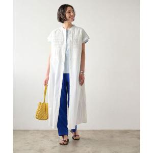 ワンピース シャツワンピース ［size SHORT/TALLあり］INDIA ピンタック ワンピース