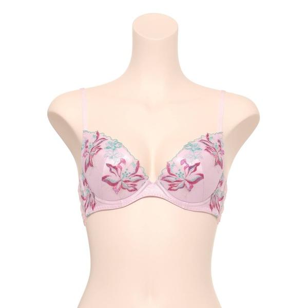 ブラジャー アクセントカラーズ グラマーアップ ブラ(F・Gカップ)