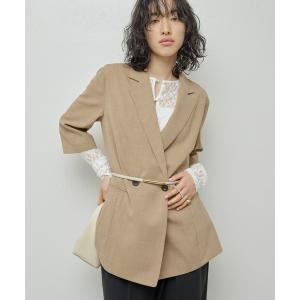 ジャケット テーラードジャケット ハーフスリーブジャケット レディース