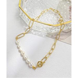 ネックレス レディース 「OKUOKU　0909」パールモチーフ　ネックレス　oku-necklace-669478622504-16｜ZOZOTOWN Yahoo!店