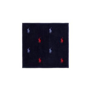 タオル ハンカチ Polo ポニー コットン タオル ハンカチーフ