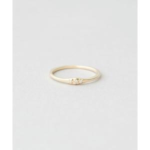 Jouete（ジュエッテ） 指輪 リング K10YG ピンキーリング ダイヤモンド