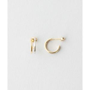 人気爆発キヘイ！片耳2ホール用ツインピアス☆プラチナ Pt850/Pt900  