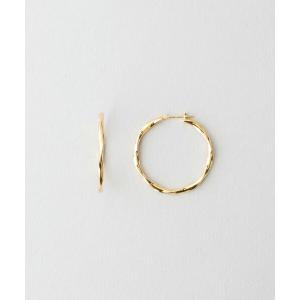 Jewel closet by L&Co. ピアス K10 2連風 フープピアス レディース