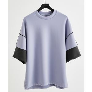 tシャツ Tシャツ アームバイカラーダンボールT