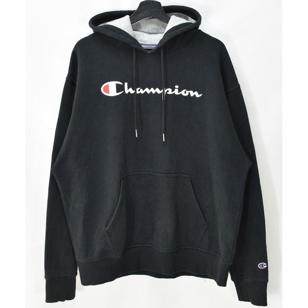 パーカー 「ヴィンテージ古着」Champion / チャンピオン フロントロゴ スウェットパーカー ...