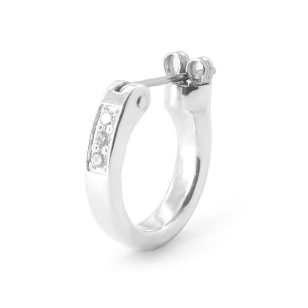 ピアス LH for Gift クロッシングピアス/era angular/シルバー925 メンズ ...