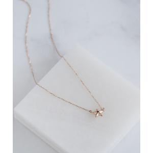 agete（アガット） スターモチーフ ネックレス ダイヤモンド 0.07ct
