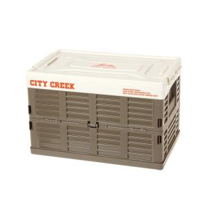 収納 レディース 「CITY CREEK」蓋付き折り畳みコンテナ｜zozo
