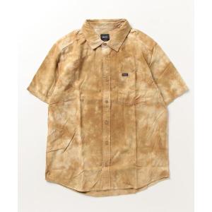 メンズ シャツ ブラウス RVCA メンズ  BLEACH CORD SS ショートスリーブシャツ「2023年夏モデル」/ルーカ半袖シャツ｜zozo