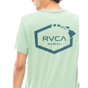 メンズ tシャツ Tシャツ RVCA メンズ 「HAWAII」 HAWAII HEX Ｔシャツ 「2023年夏モデル」 ルーカバックプリント半袖Tシャツの商品画像