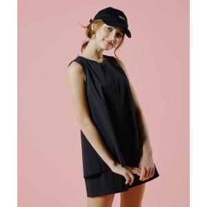 水着 タンキニ　無地 レディース