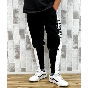 メンズ ビッグロゴ セリフブロックスウェットパンツ TJM SERIF BLOCK SWEATPANT