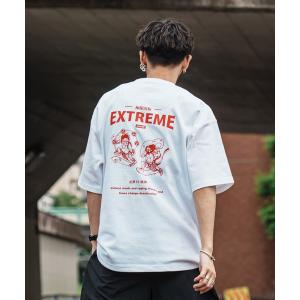 tシャツ Tシャツ メンズ 「Leyline」Fujin raijin tee