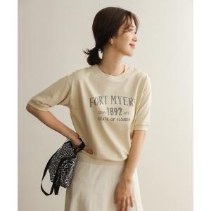 tシャツ Tシャツ ロゴインレイハーフスリーブプルオーバー