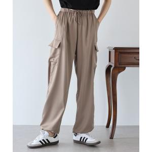 パンツ カーゴパンツ サテンカーゴパンツ