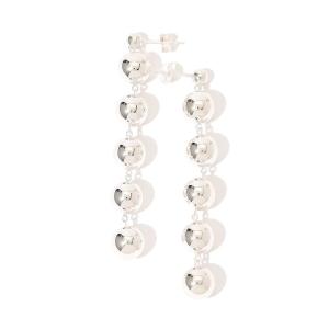 ピアス MIKAGE SHIN (ミカゲシン) Ball ＆ Long Chain Ear Cuff