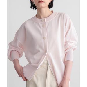 カーディガン 「新色追加」シアーニットクルーネックカーディガン「サスティナブル」 レディース