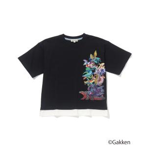 キッズ tシャツ Tシャツ 「最強王図鑑×SHOO・LA・RUE」裾レイヤードTシャツ｜zozo