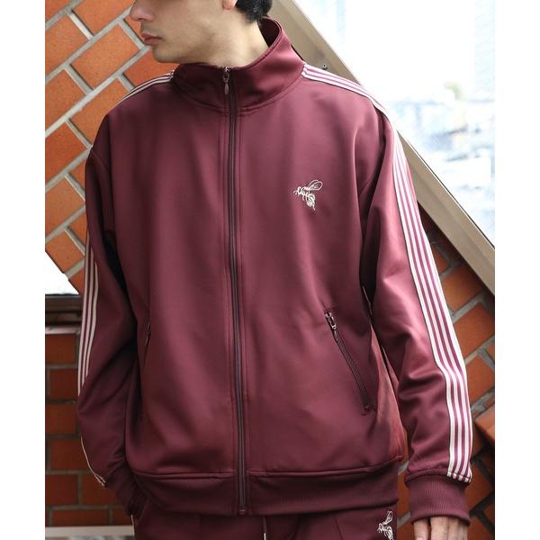 ジャージ 蜂 刺繍 サイドライン トラックジャケット メンズ レディース